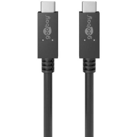 Goobay USB-C 3.2 Gen 2x2 100W kabel 1m Sort